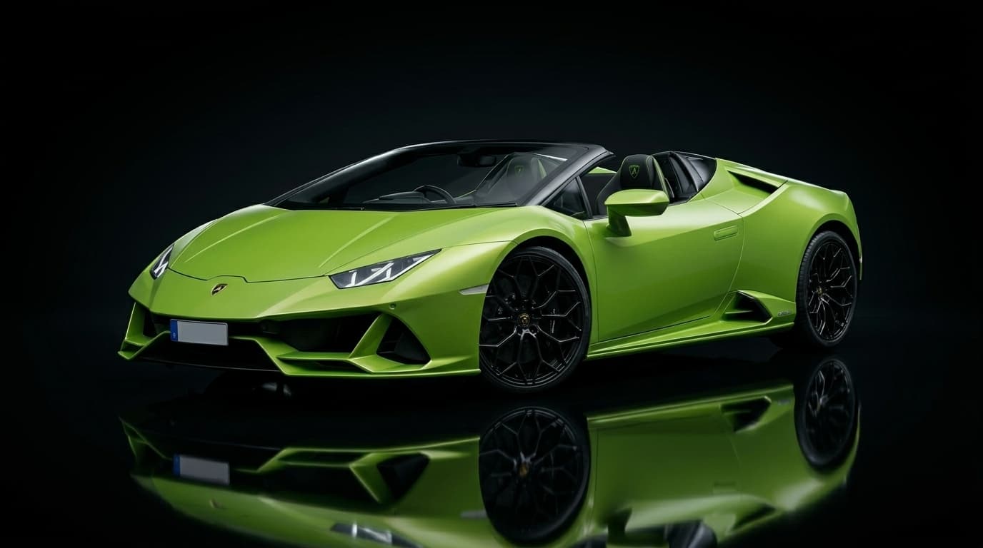 Lamborghini Evo Spyder Green