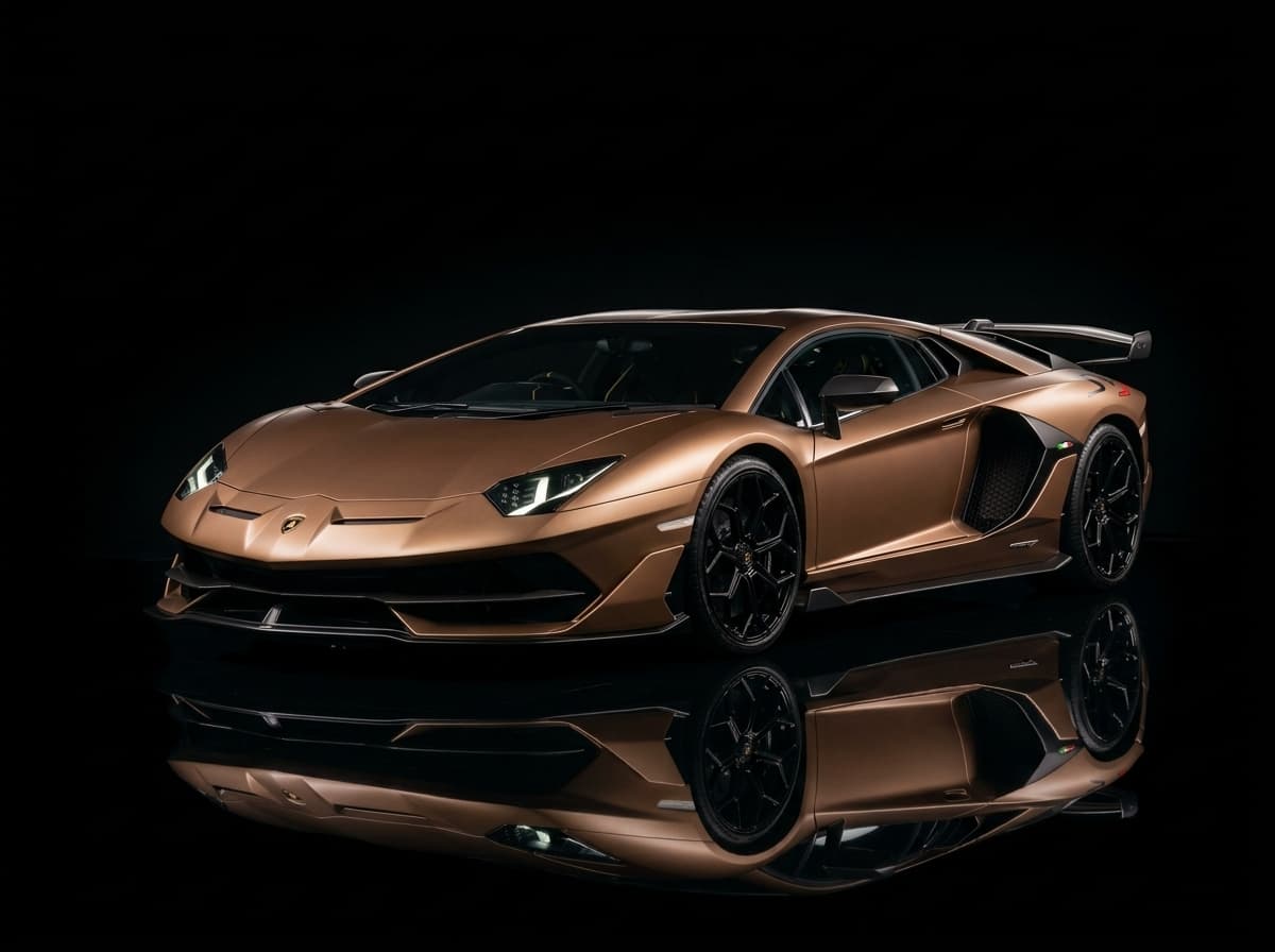 Lamborghini Aventadhor SVJ Coupe Brown