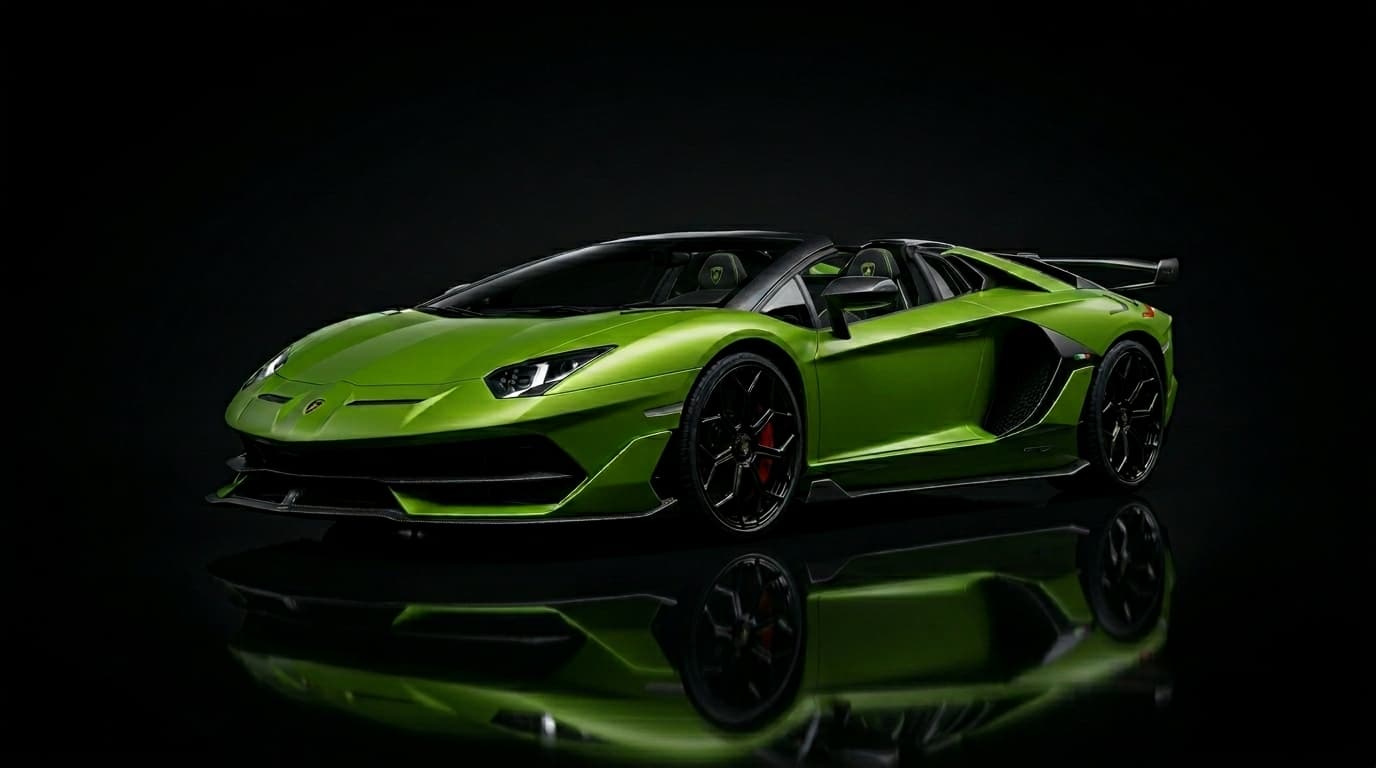 Lamborghini Lamborghini Aventador SVJ Roadster luxury car hire UK - Image 1 of 4 - 759 HP 217 mph top speed - Available for rent from Vitesse Supercars