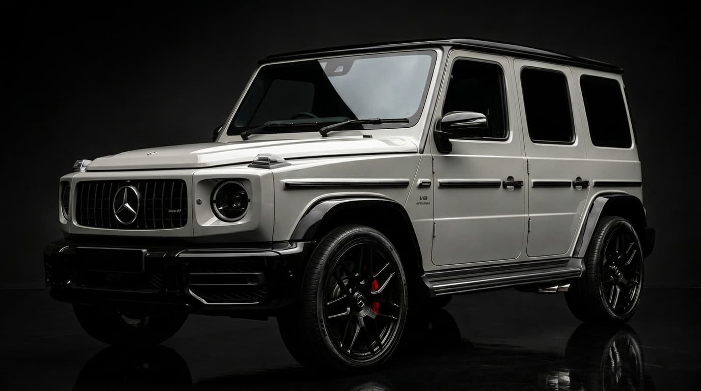 Mercedes Mercedes G63 AMG luxury car hire UK - Image 1 of 3 - 577 HP 149 mph top speed - Available for rent from Vitesse Supercars